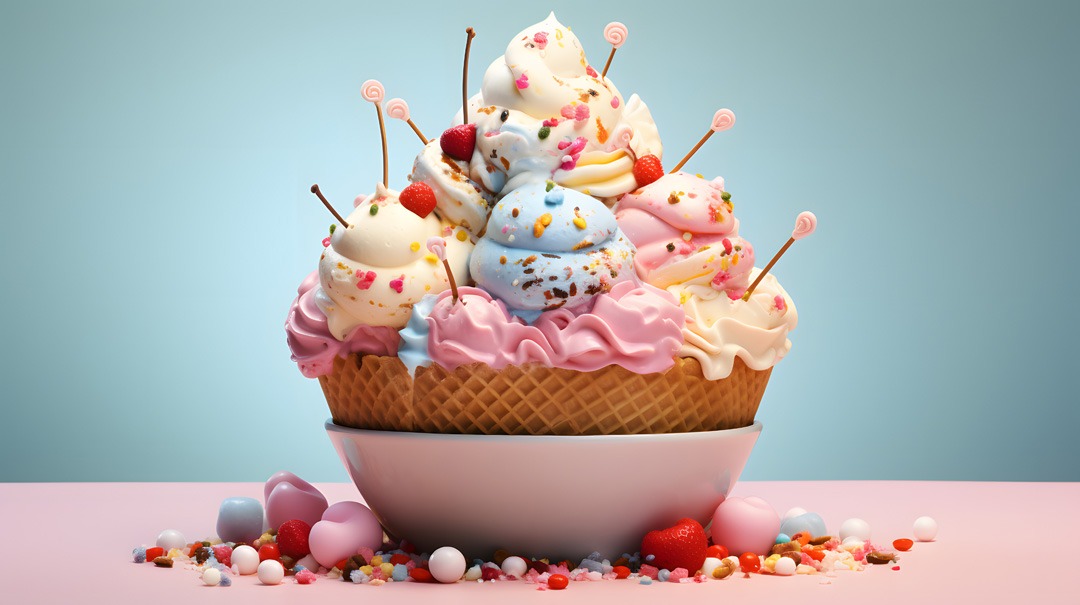 Ice Cream Social Media Promotion Poster 3d Ice Cream Social